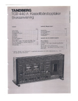 Tandberg TCD-440-A - Owners Manual-2